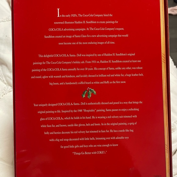 Coca Cola Santa Claus Figure Mattel 1948 Hospitality NEW IN BOX - Picture 12 of 16